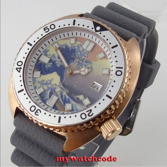 Custom dive watch by Bliger - Picture 3 of 6